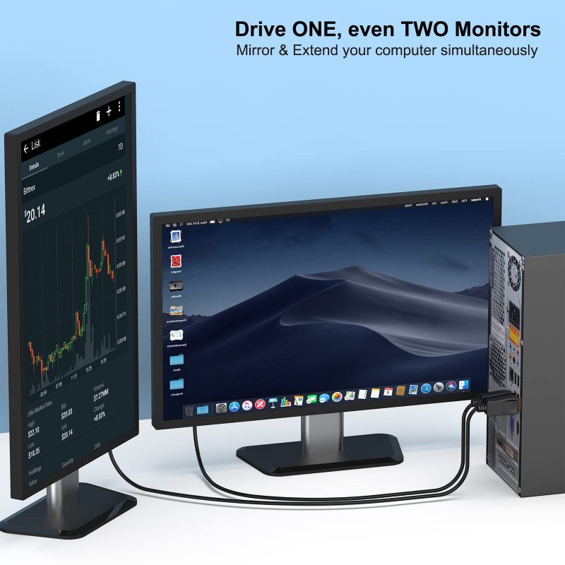 BENFEI DisplayPort to VGA 10 Feet Cable, Uni-Directional DP DisplayPort Computer to VGA Monitor Cable Male to Male Gold-Plated Cord Compatible with Lenovo, Dell, HP, ASUS and Other Brand - Image 3